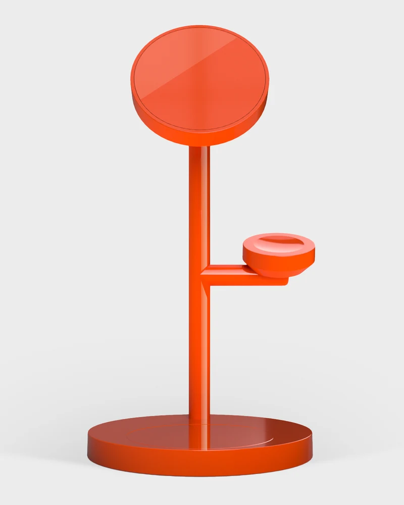 Station de Charge 3 en 1 - Rouge Radiant