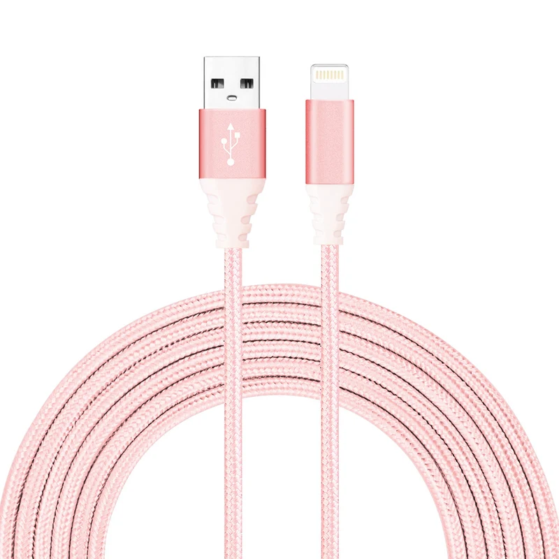 Câble USB vers Lightning 2 Mètres - Rose