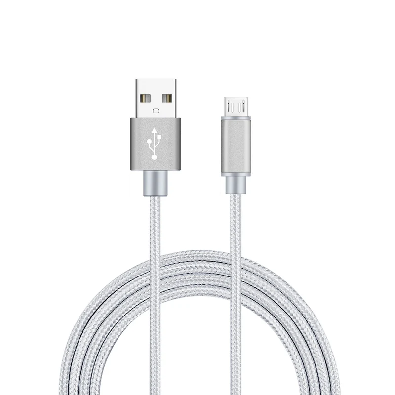 Câble USB vers Micro USB 1 Mètre - Argent