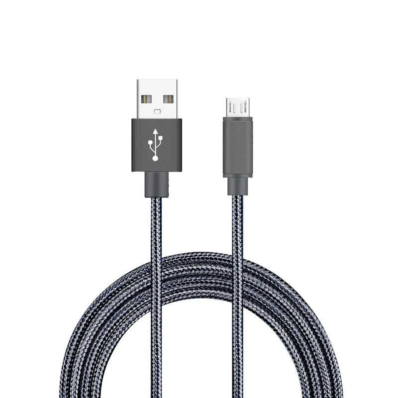 Câble USB vers Micro USB 1 Mètre - Noir