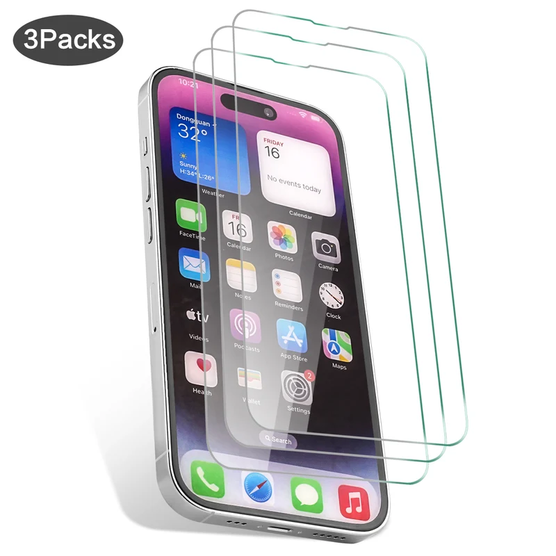 Pack de 3 Verres Trempes pour Iphone 14PRO