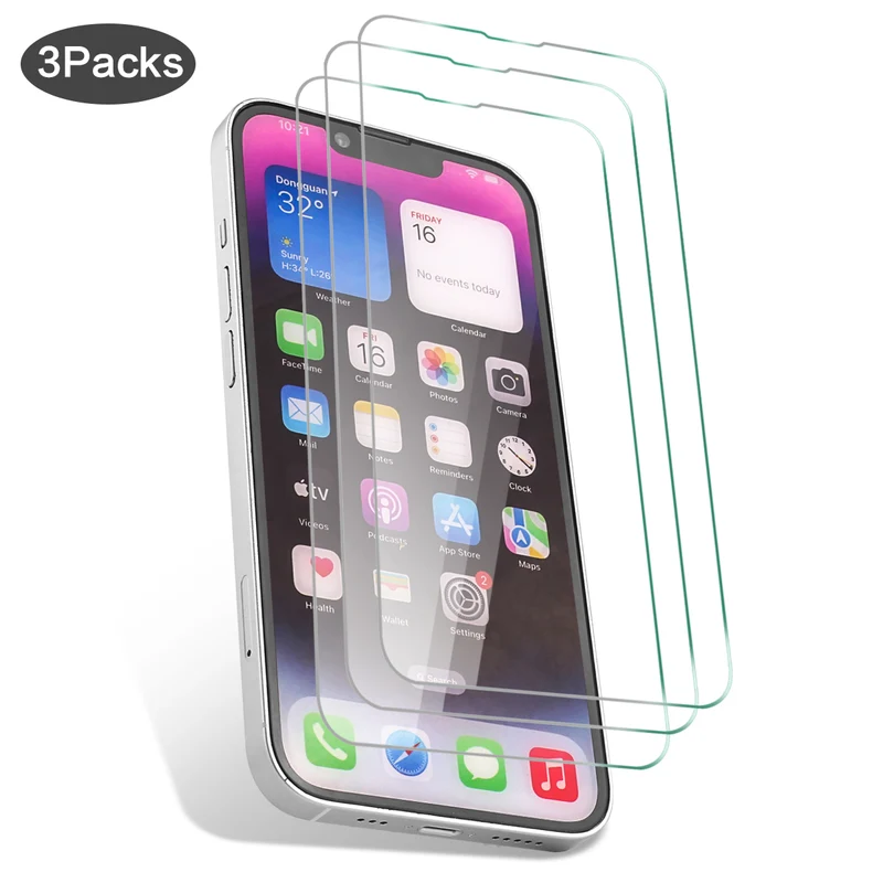 Pack de 3 Verres Trempes pour Iphone 14