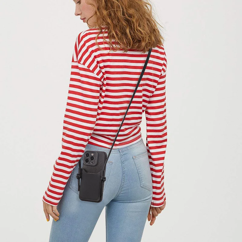 Sacoche en Cuir pour Telephone - iPhone 13 Pro