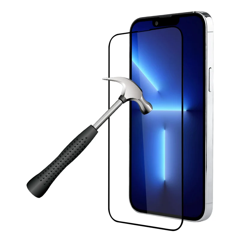 Verre de Protection 5D avec Bord Noir - iPhone 13 Pro Max
