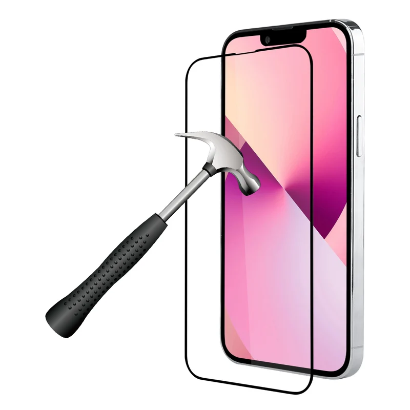 Verre de Protection 5D avec Bord Noir - iPhone 13