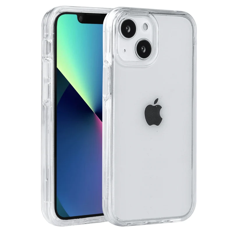 Coque pour Iphone 13 MINI - 2 en 1 (contour Silicone et Coque pour en Dur)