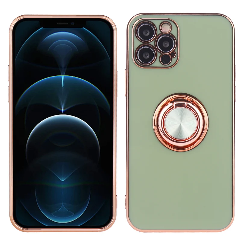 Coque avec Porte Anneau Support et Magnetique - Vert