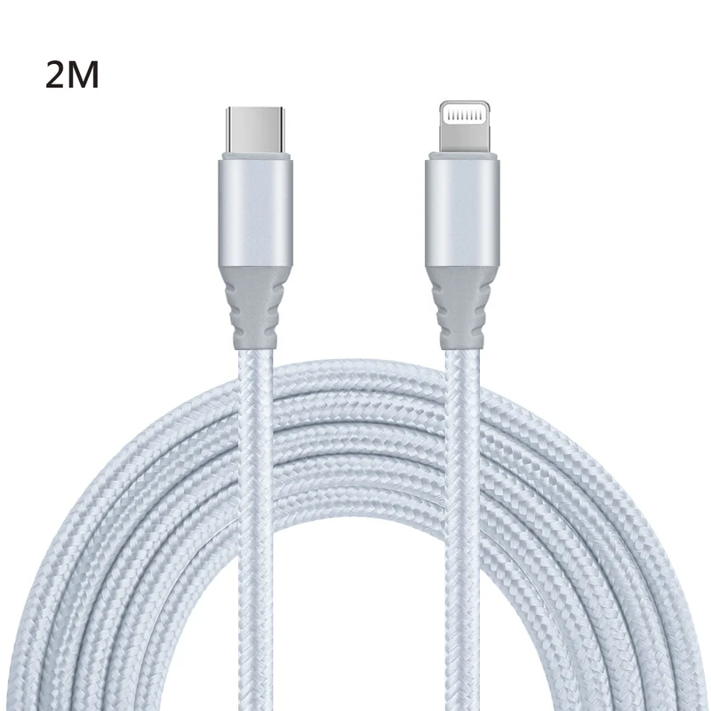 Câble USB C vers Lightning 2 Mètres