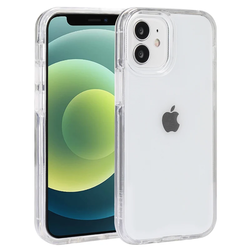 Coque pour Iphone 12MINI - 2 en 1 (contour Silicone et Coque pour en Dur)