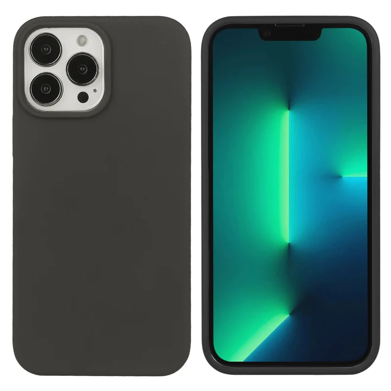 Coque pour Iphone 13PRO Rigide en Silicone - Noir