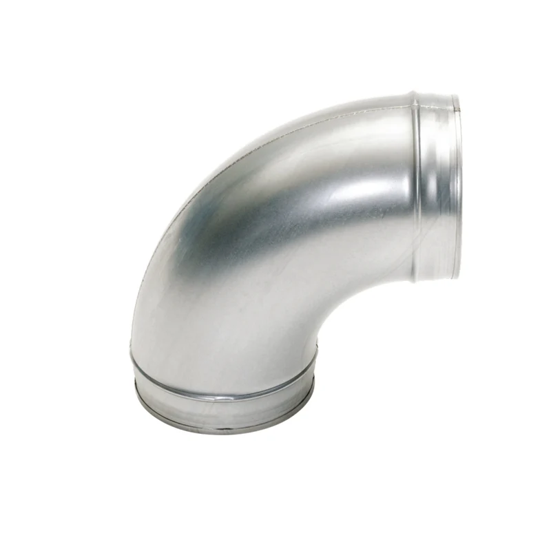 Coude galva 90° diamètre 125mm