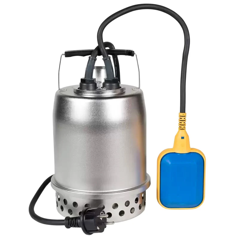 Pompe vide-cave inox eaux claires Sanisub Steel 50 A