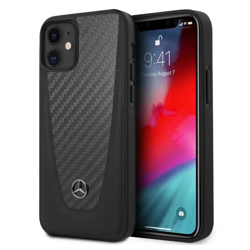 Coque iPhone 12 mini Mercedes plaque