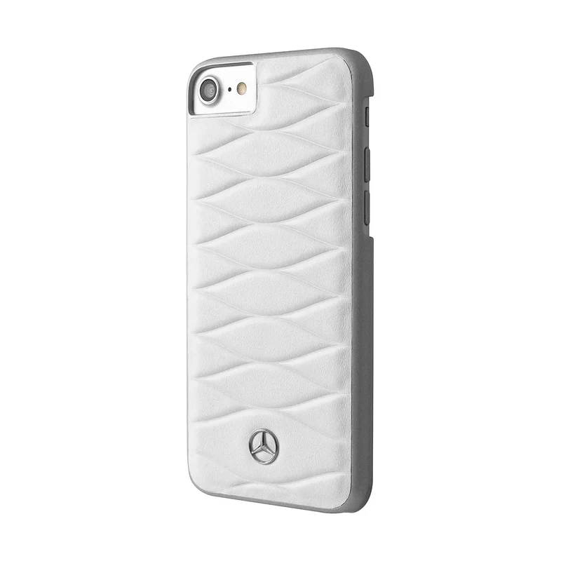 Coque iPhone 7 Plus et 8 Plus Mercedes capitonnée