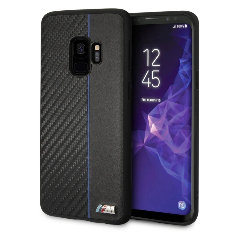 Coque Samsung S9 BMW ligne bleue