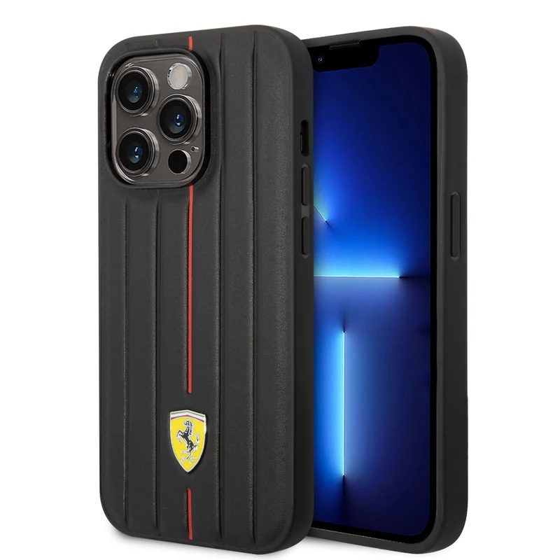 Coque iPhone 14 Pro Max Ferrari ligne rouge
