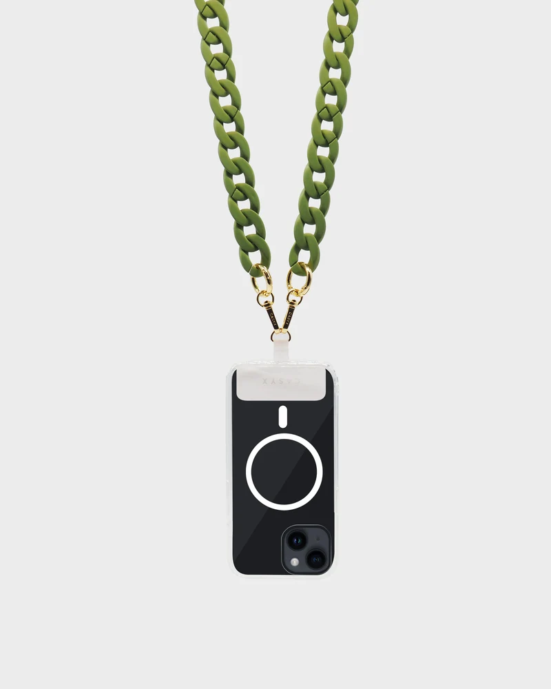 Chaîne grosses mailles Vert Khaki
