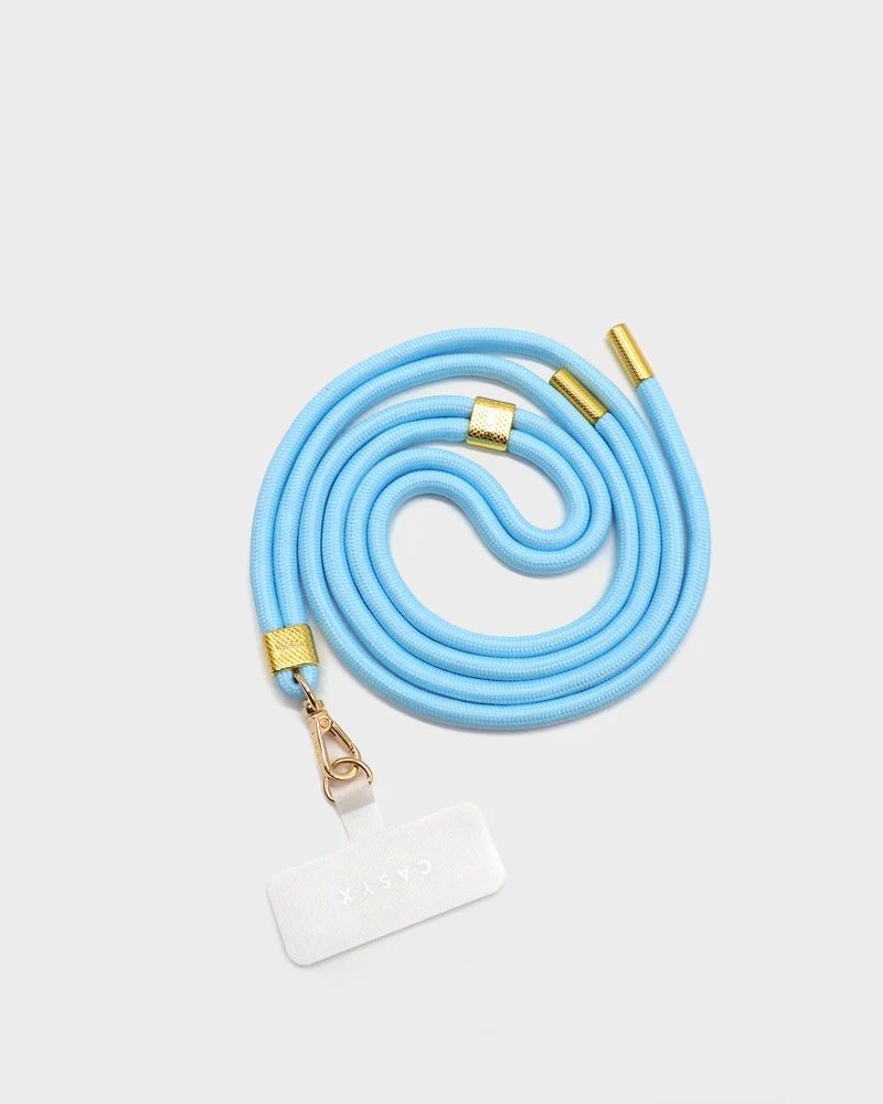 Cordon 6mm - Bleu Givre