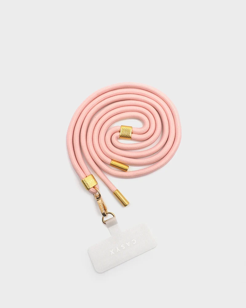 Cordon 6mm - Rose Poudré