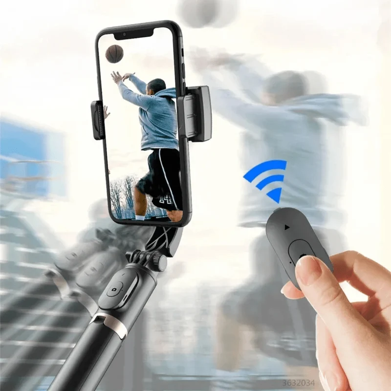 Trépied téléphone pliable avec stabilisateur