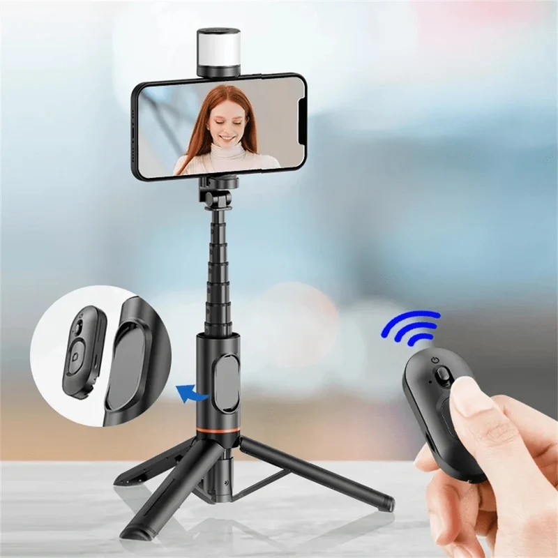 Trépied téléphone avec lumière