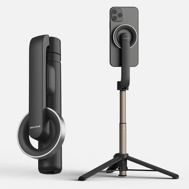 Trépied téléphone magnétique pliable