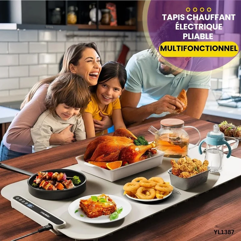 Tapis Chauffant Électrique Pliable