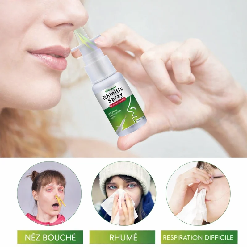 Spray naturel 3 en 1 anti-sinusite, purification des poumons et anti-ronflement