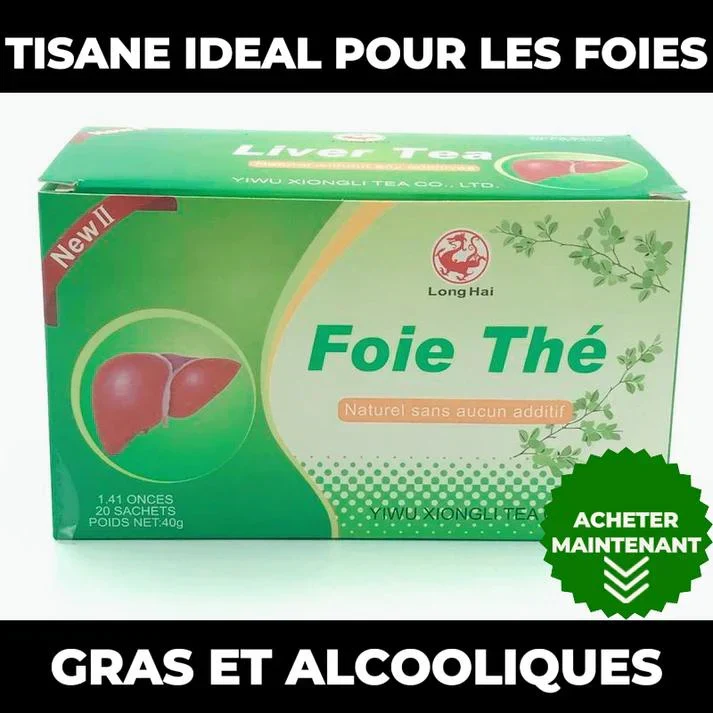 Pack de 20 Thés Nettoyeur de Foie et Anti-Hépatite (Résultats Garantie en 7 Jours)