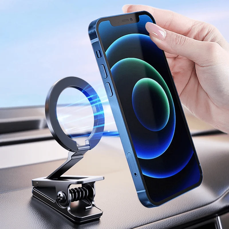 Support téléphone magnétique universel à clip