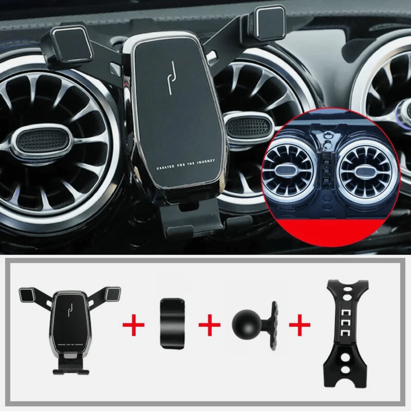 Support téléphone design pour Mercedes Classe A
