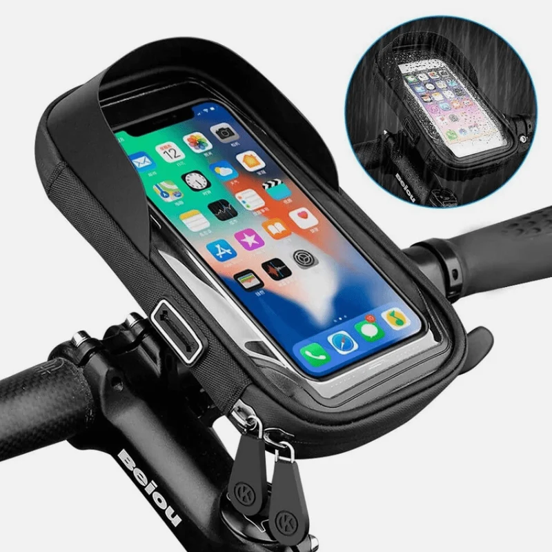 Porte téléphone vélo pour guidon étanche