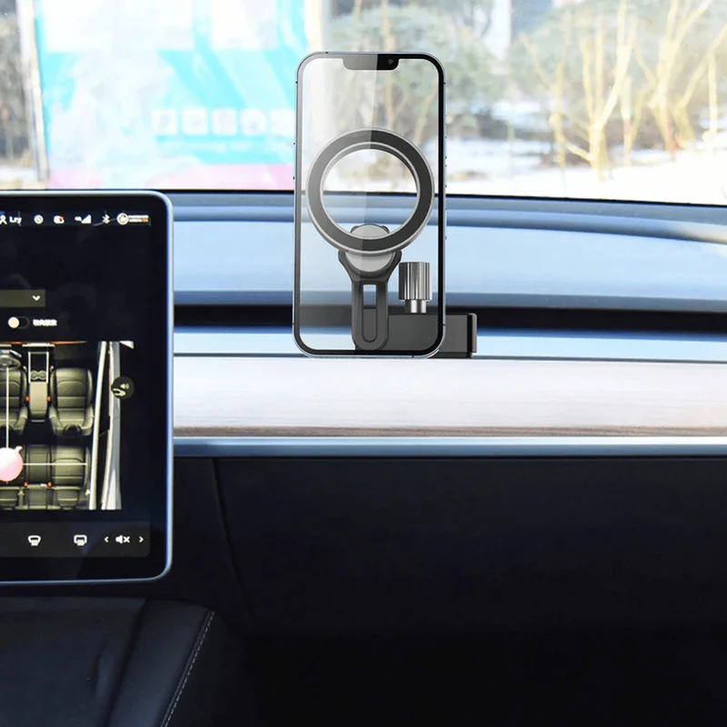 Support téléphone voiture pour tableau de bord Tesla