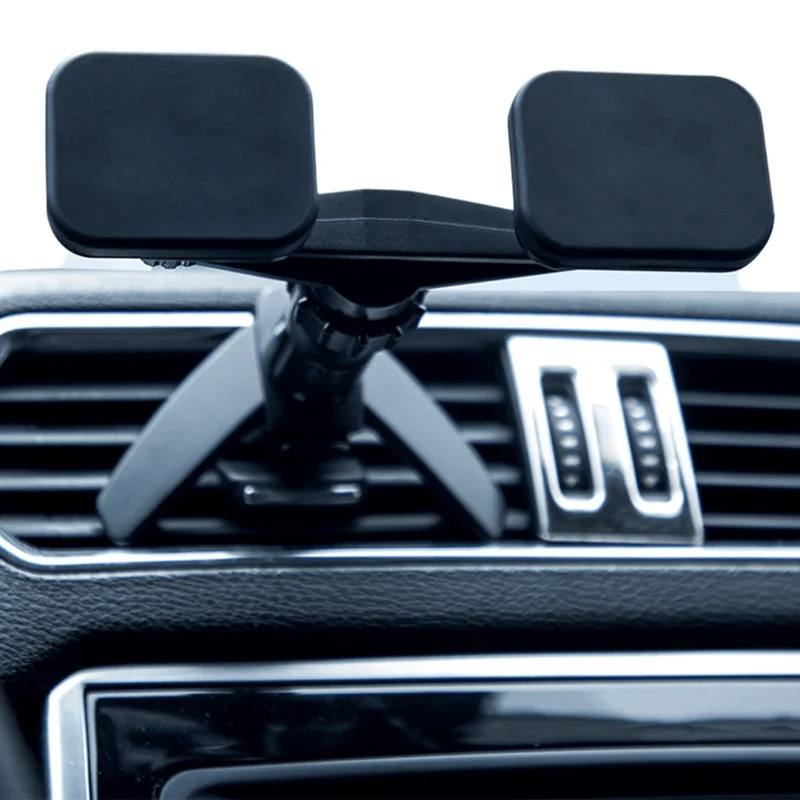 Support téléphone voiture grille aération magnétique duo