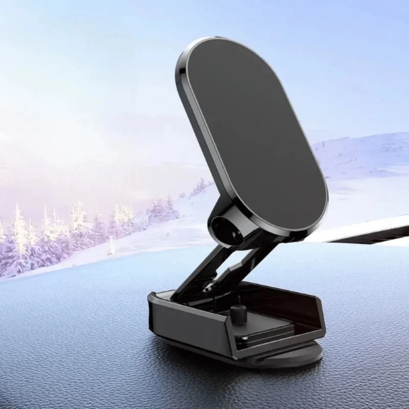 Support téléphone tableau de bord pliable