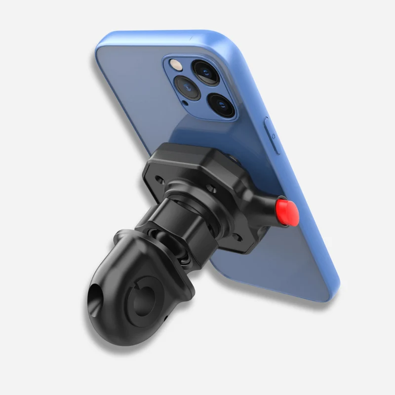 Support téléphone moto rétroviseur à montage simplifié