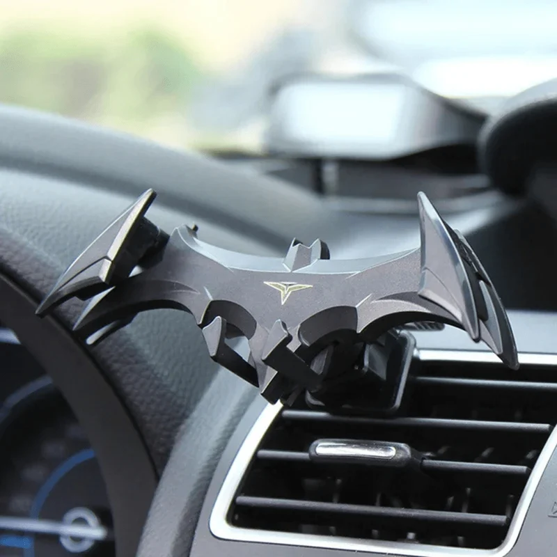 Support téléphone voiture grille aération chauve-souris