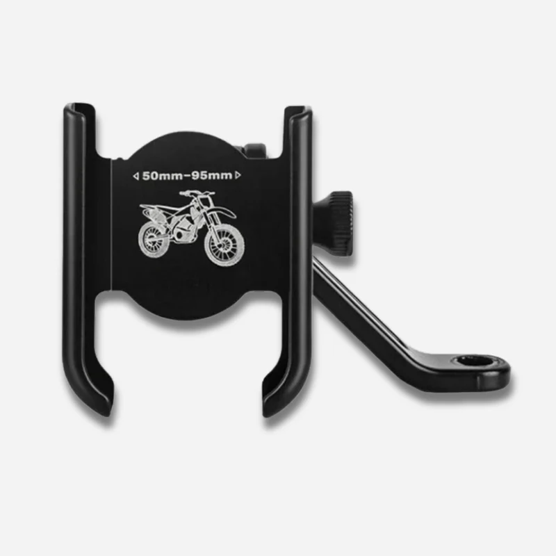 Support téléphone scooter rétroviseur en aluminium