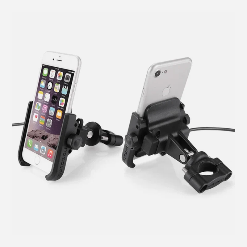 Support téléphone moto guidon universel en aluminium