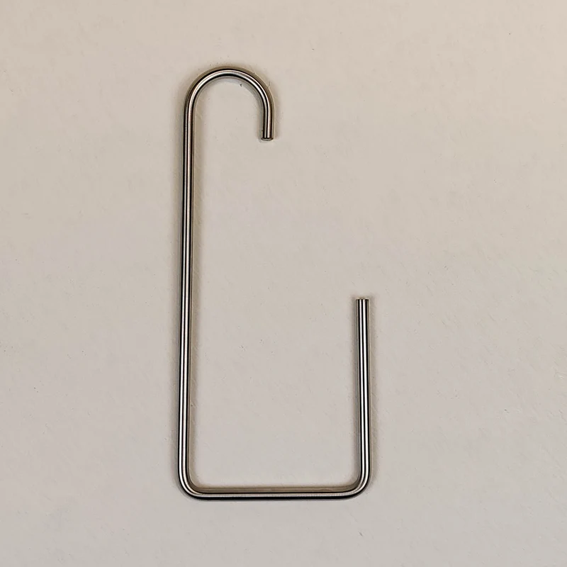 Porte-rouleaux inox vertical, charnières à gauche