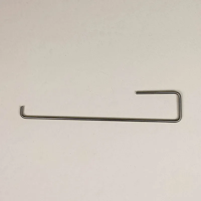 Porte-rouleau inox horizontal, charnières à droite