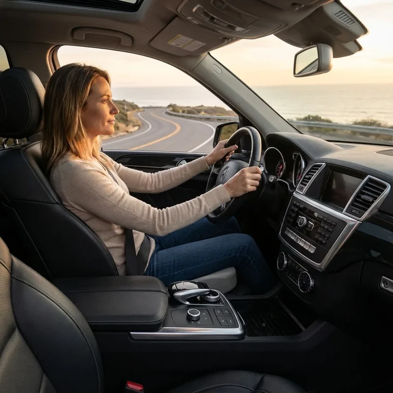Rehausseur voiture memoire de forme - Gris Ergonomique