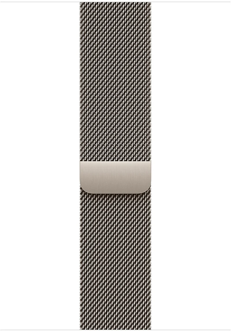 Bracelet APPLE 46 mm - M/L Milanais naturel