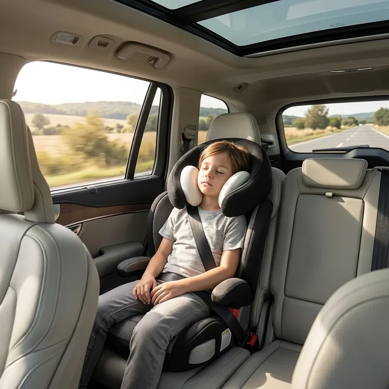 Oreiller de voyage voiture - Support Latéral Enfant