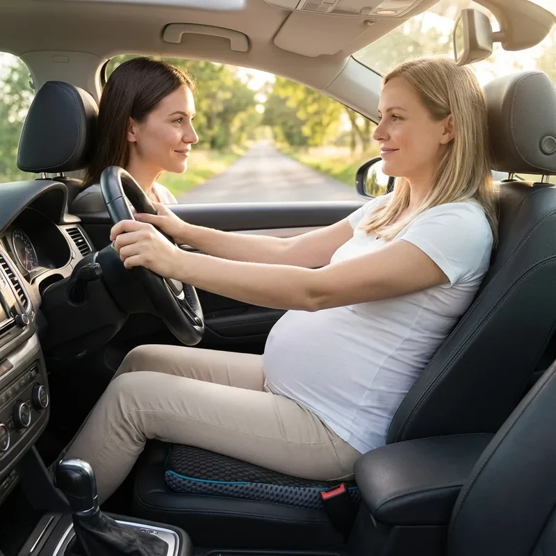 Coussin voiture anti vibration decollement placentaire - Tissu Alvéolé