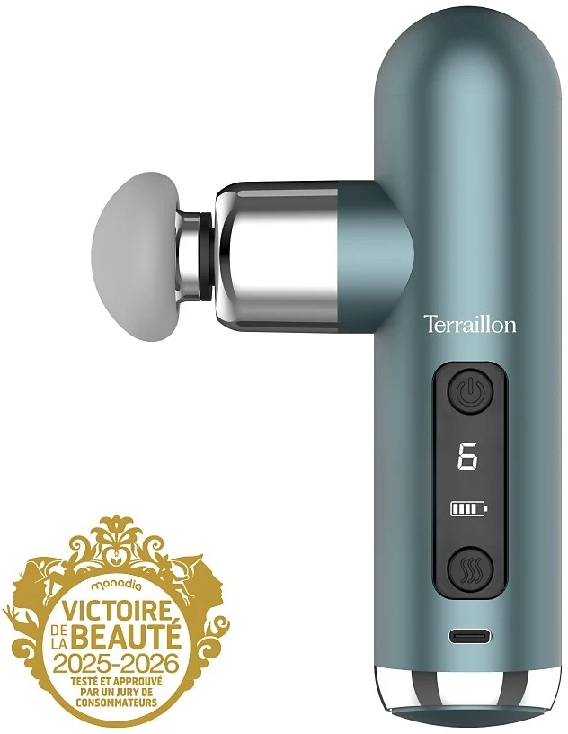 Masseur corps TERRAILLON Mini Massager 4 embouts