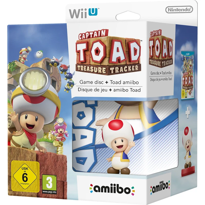 Jeu Wii U NINTENDO Captain Toad + Amiibo Toad