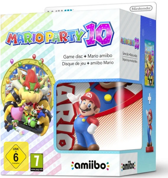 Jeu Wii U NINTENDO Mario Party 10 + Mario Amiibo