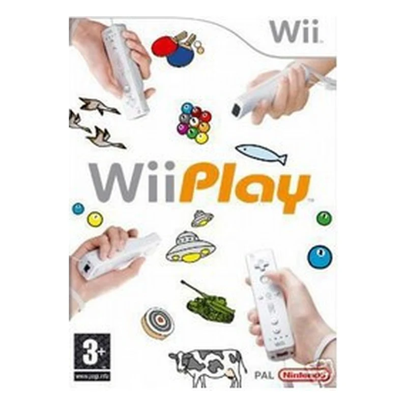 Jeu Wii NINTENDO WII PLAY+TELECOMMANDE BLANCHE