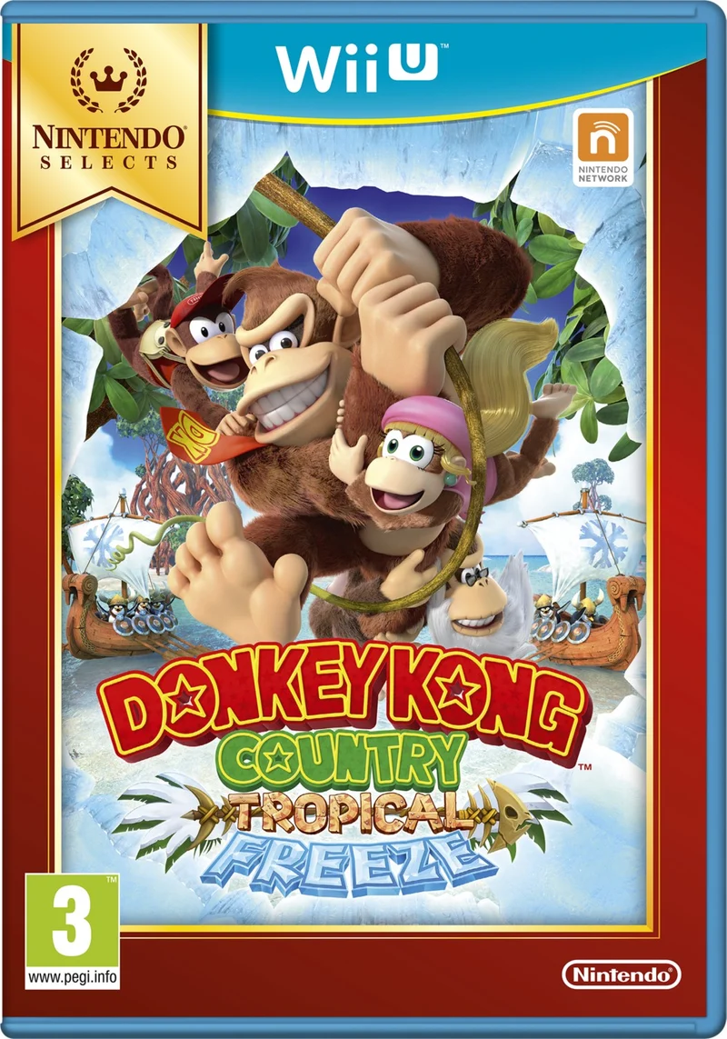 Jeu Wii U NINTENDO Donkey Kong Tropical Freeze Selects